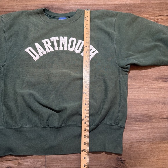 Vintage Late 90s Champion Men XL Reverse Weave Arched Dartmouth College Crewneck - Picture 12 of 13